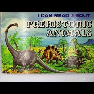 I Can Read About Prehistoric Animals Vintage 1977